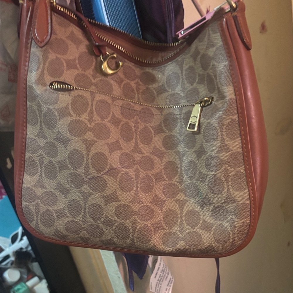 Coach Brown and Tan Women's Bag - Picture 3 of 4